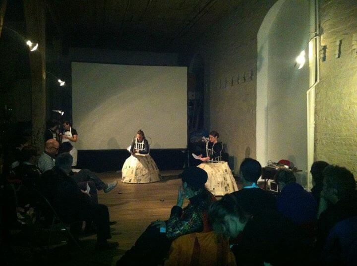 2012'IV'11. II MONO+GRAPHIC. 'Triangle' en Experimental Intermedia, NYC, de lejos